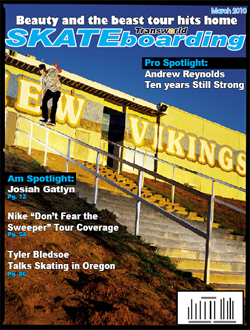 skateboarding magazine cover